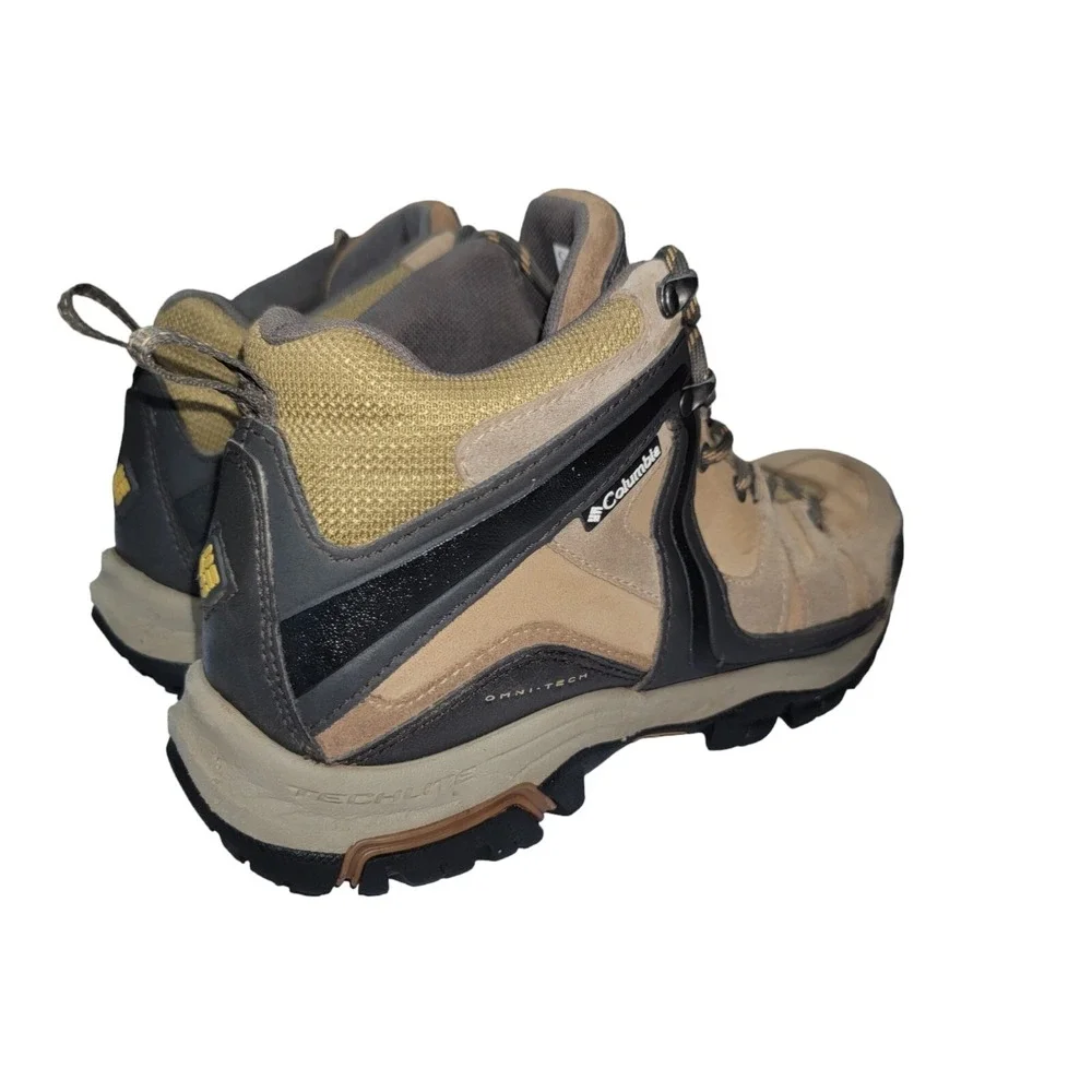 Columbia‎ Women's Shastalavista Mid Omni-Tech Brown Leather Hiking Boots Sz 8
